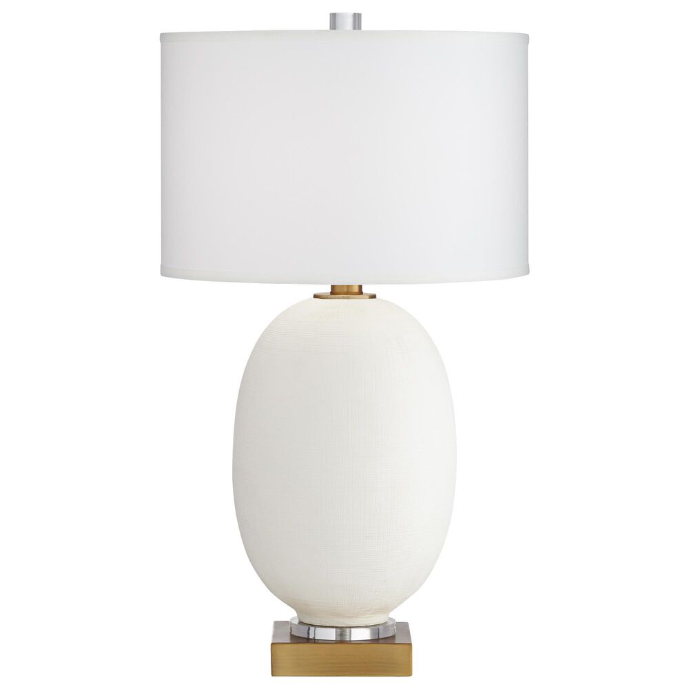 Pacific Coast Lighting Industrial Hilo Table Lamp in White, , large