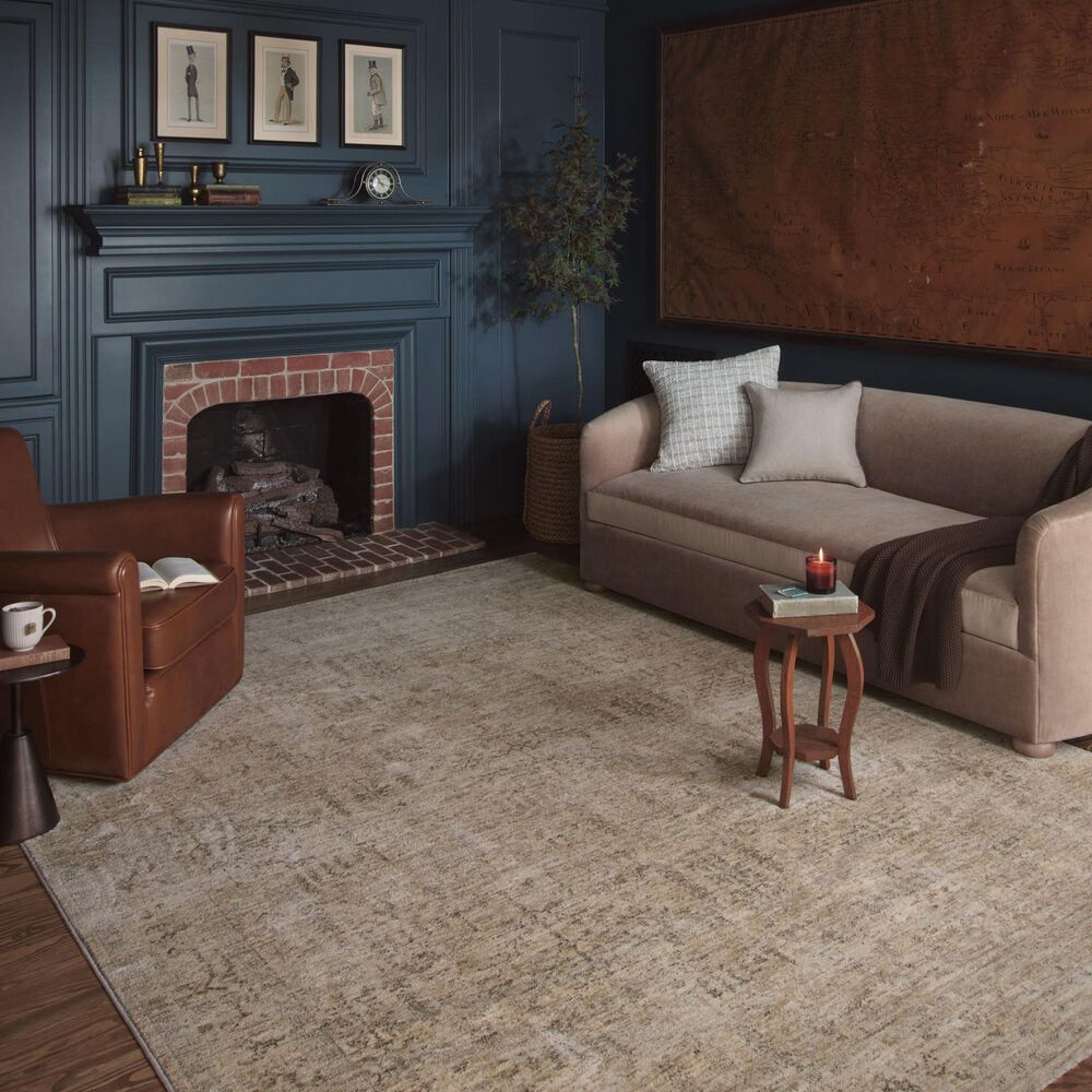 Magnolia Home Junie 3&#39;11&quot; x 5&#39;7&quot; Oatmeal and Smoke Area Rug, , large