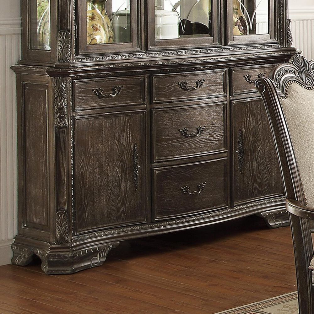 Claremont Kiera China Set in Antique Gray Nebraska Furniture Mart