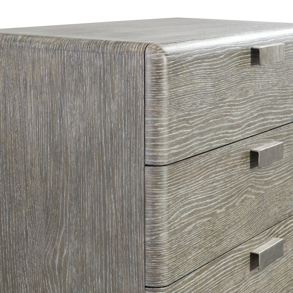 Bernhardt Monolith 5-Drawer Chest in Wirebrushed Oak, , large