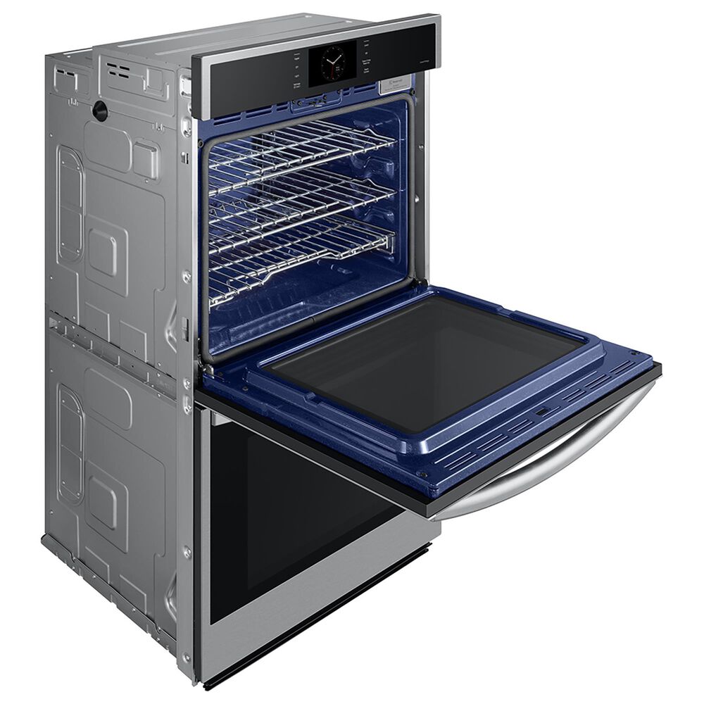Samsung 30&quot; Double Electric Wall Oven with Convection and Steam Cook in Stainless Steel, , large
