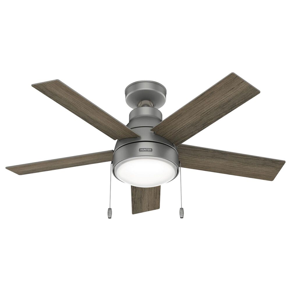 Hunter Elliston 44" Indoor Ceiling Fan in Matte Silver, , large