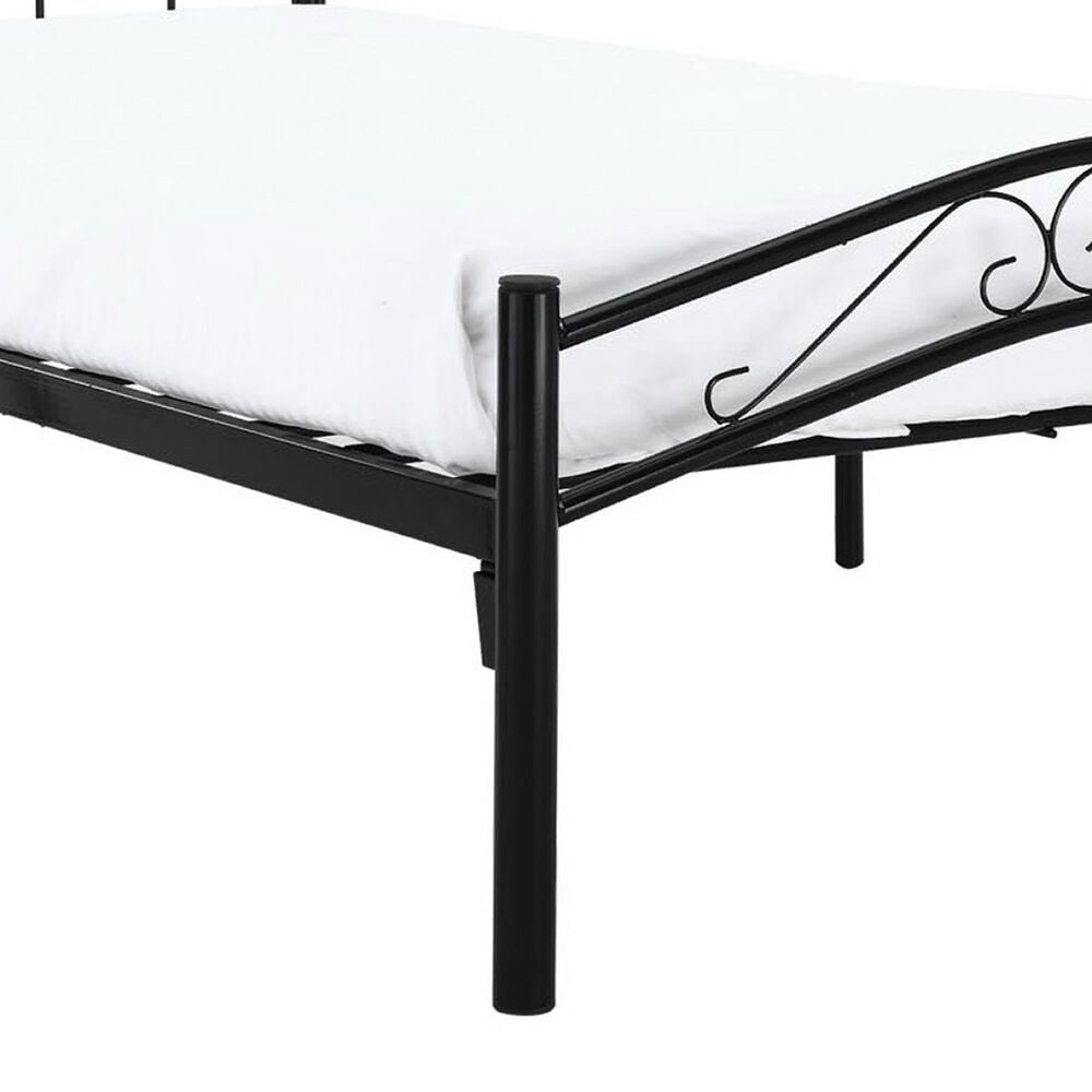 Modway Townhouse Twin Platform Bed in Black, , large