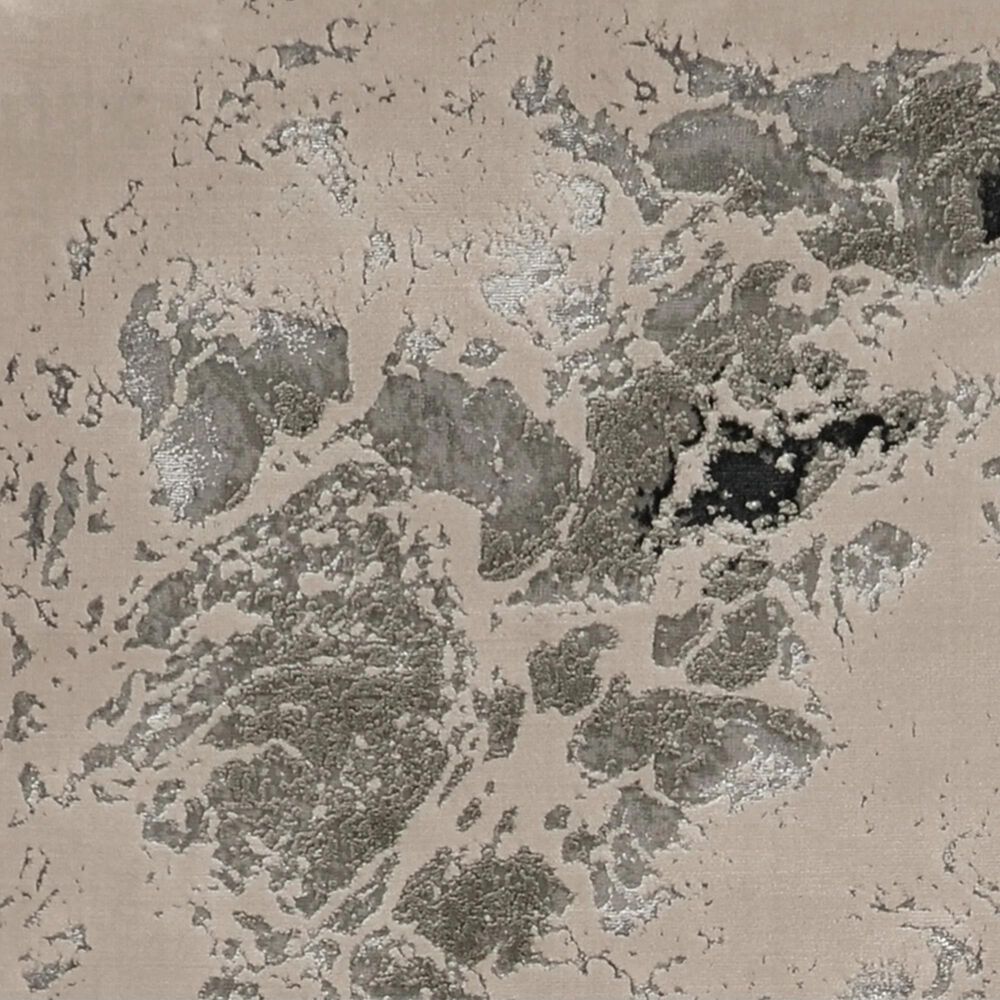 Kas Oriental Rugs Luna Nightscape 5&#39;3&quot; x 7&#39;7&quot; Silver Area Rug, , large