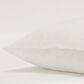 Rizzy Home 20" x 20" Striped Down Filled Throw Pillow in Ivory and Silver, , large