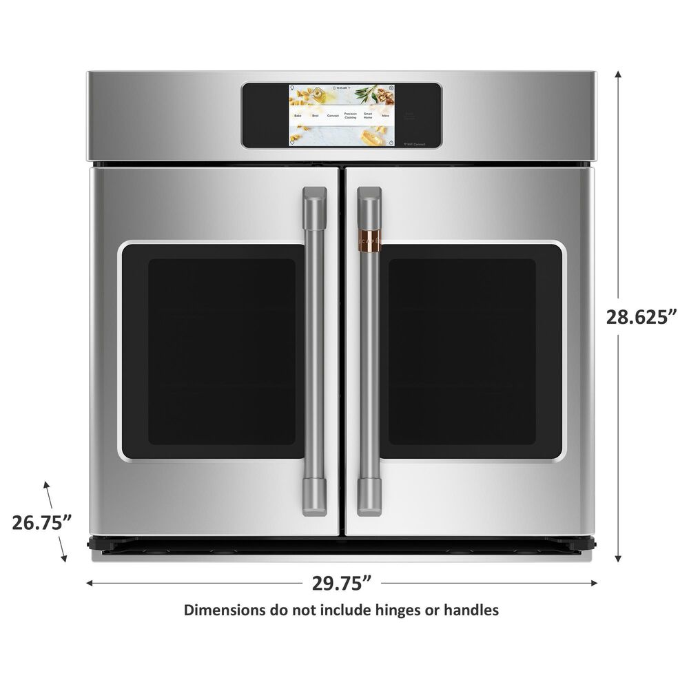 Cafe 30&quot; French-Door Single Wall Oven in Stainless Steel, , large