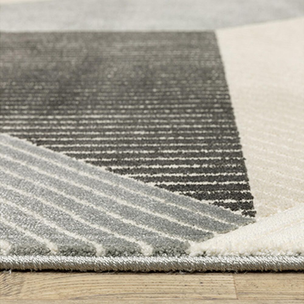 Oriental Weavers Raylan RAY07 7&#39;10&quot; x 10&#39;10&quot; Ivory Area Rug, , large