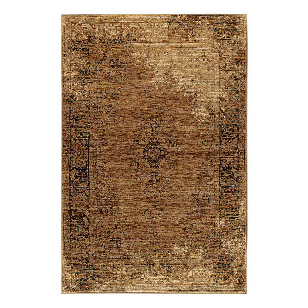 Oriental Weavers Andorra 6845D 5"3" x 7"3" Gold Area Rug, , large
