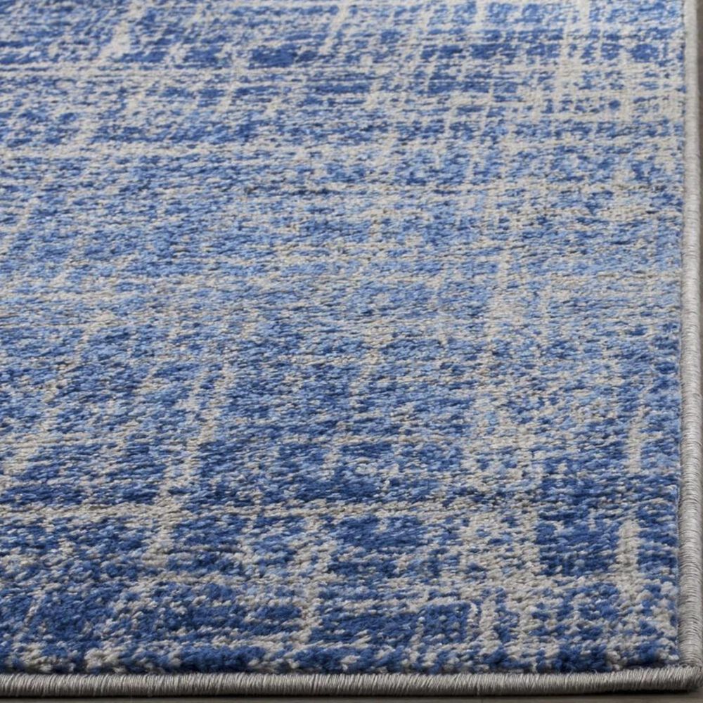 Safavieh Adirondack ADR116D 4&#39; Square Blue and Silver Area Rug, , large