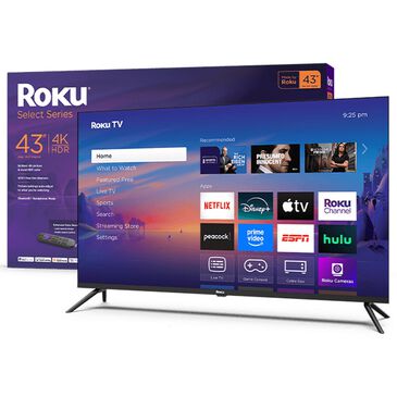 Roku 43" Class Select Series 4K LED in Black - Smart TV, , large