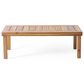 Hearth and Haven 2-Piece Patio Conversation Set with Cream Cushion in Teak, , large