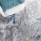 Safavieh Aston 6" x 9" Grey and Blue Area Rug, , large