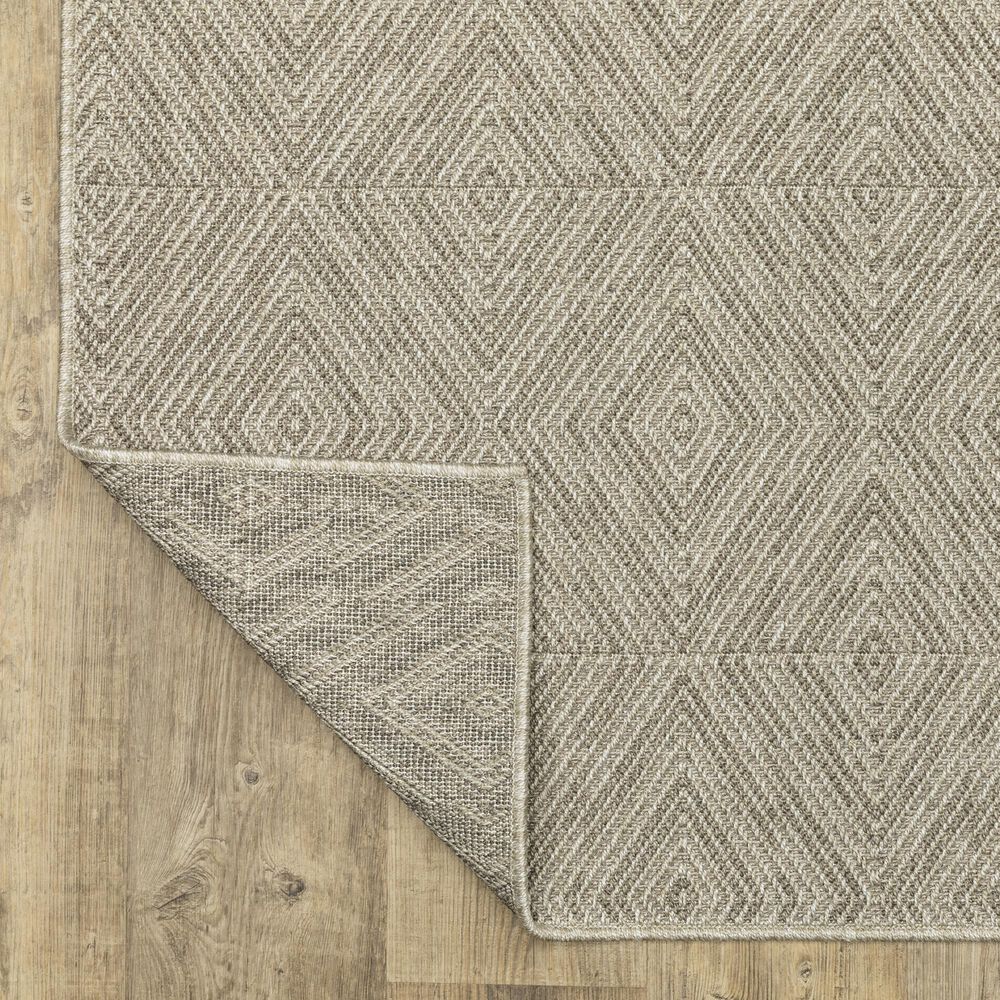 Oriental Weavers Caicos CA08A 7&#39;10&quot; x 10&#39; Grey Area Rug, , large