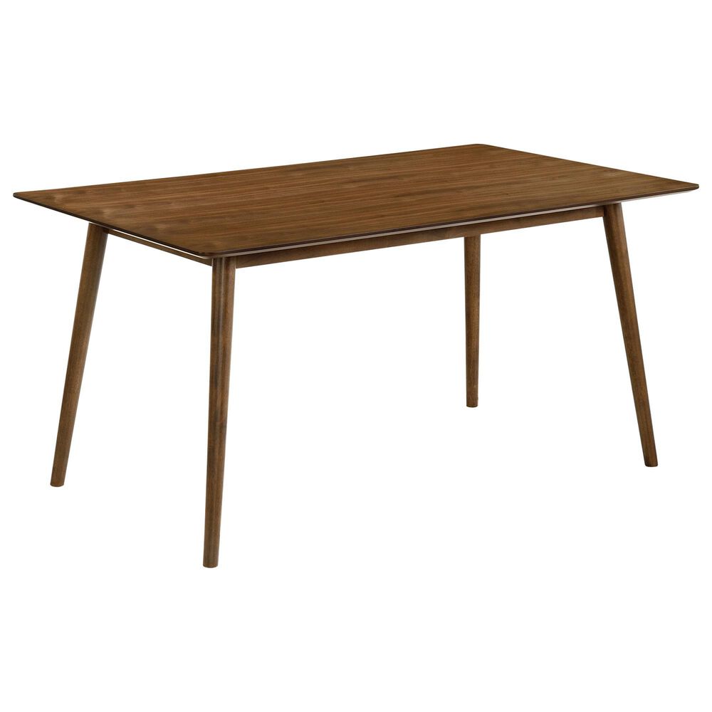 Blue River Westmont and Azalea 5-Piece Dining Set with Orange Cushion in Walnut, , large