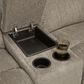 Ashley Draycoll Double Reclining Loveseat with Console in Pewter, , large