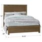 Viceray Collections Fundamentals Full Bed in Natural Brown, , large