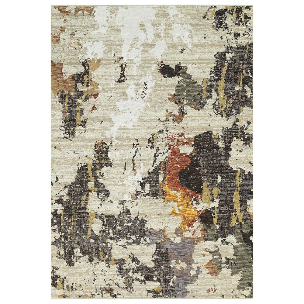 Oriental Weavers Evolution 7770J 6"7" x 9"6" Beige Area Rug, , large