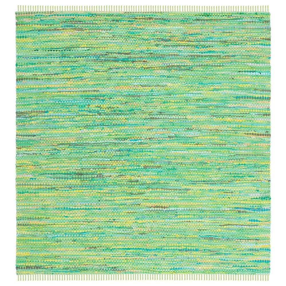 Safavieh Montauk 6" Square Green Area Rug, , large