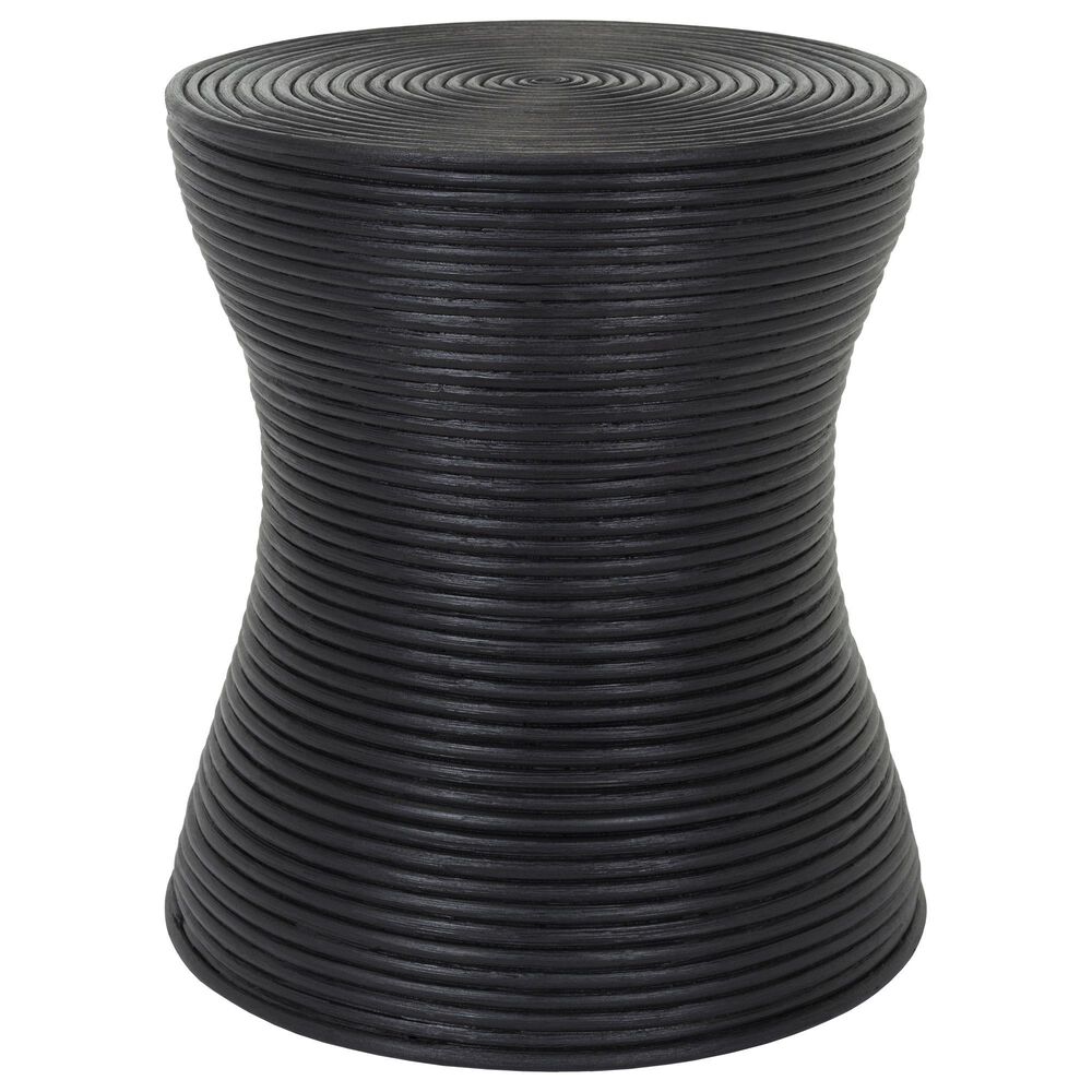 Surya Balinese End Table in Black, , large