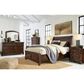 Ashley Porter Queen Sleigh Storage Bed in Rustic Brown, , large