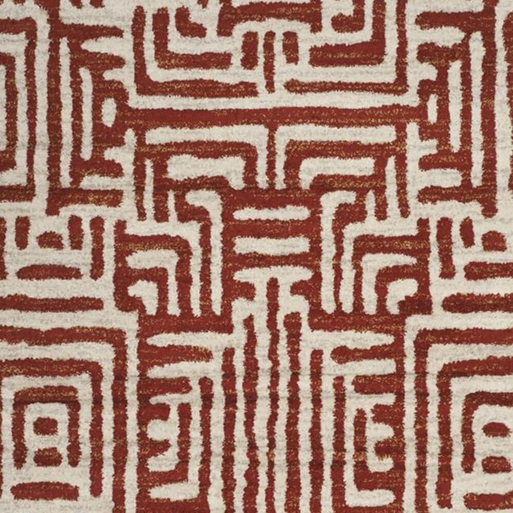Safavieh Amsterdam AMS106B 3&#39; x 5&#39; Ivory and Terracotta Area Rug, , large