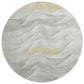 Dalyn Rug Company Pacifica PA3 8" Round Silver Area Rug, , large