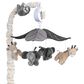 Lambs and Ivy Baby Jungle Animals Musical Crib Mobile in Gray and Tan, , large