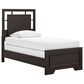 Ashley Covetown Twin Panel Bed in Dark Brown, , large