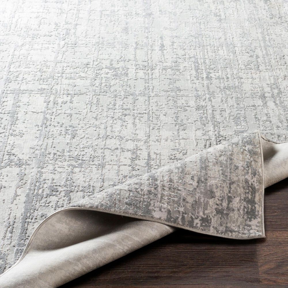 Surya Aisha 10&#39; x 14&#39; Light Gray, Gray and Off-White Area Rug, , large