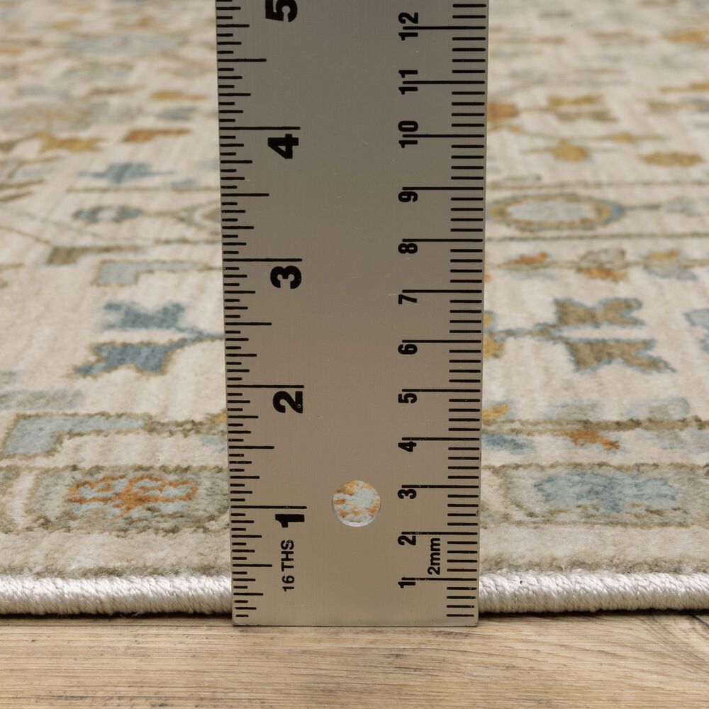 Oriental Weavers Maeve Ivory and Blue 3&#39;3&quot; x 5&#39; Area Rug, , large