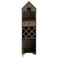 Furniture of America Nelson Wine Rack Buffet in Reclaimed Oak, , large