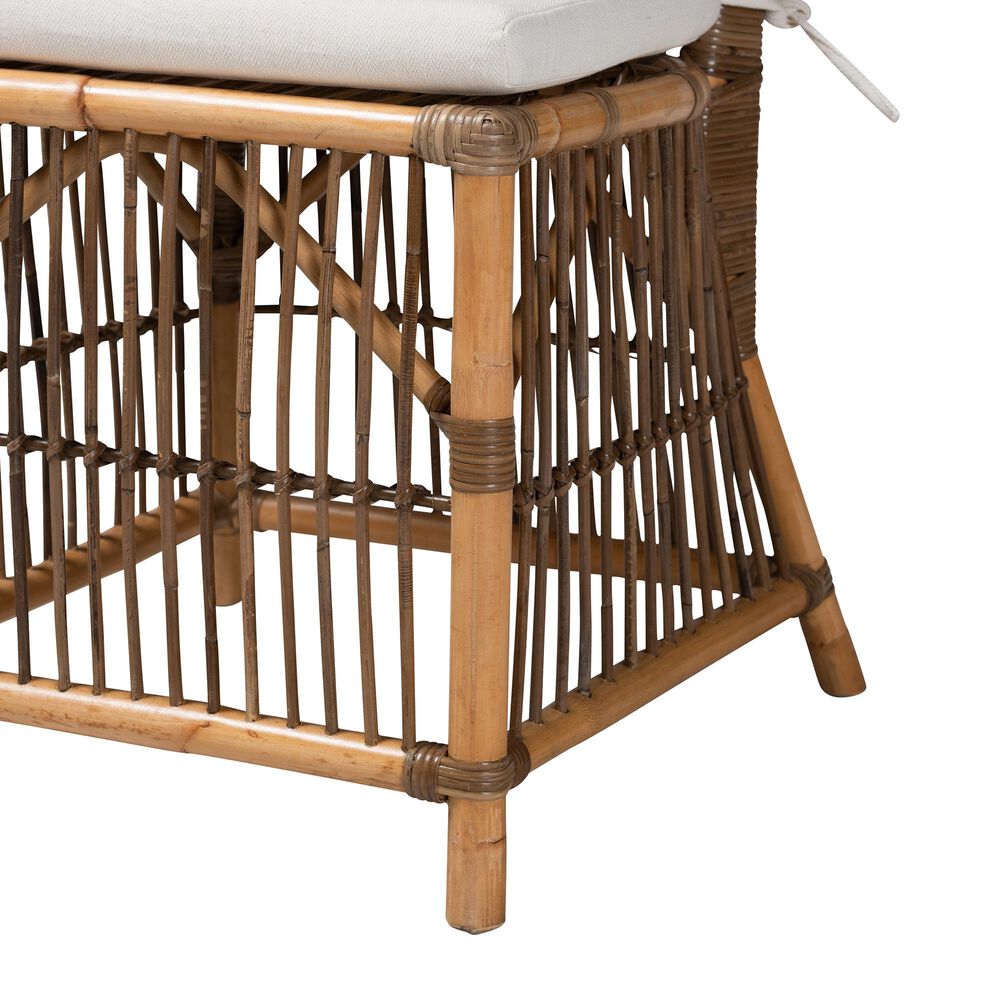Baxton Studio Kim Side Chair in Natural Brown, , large