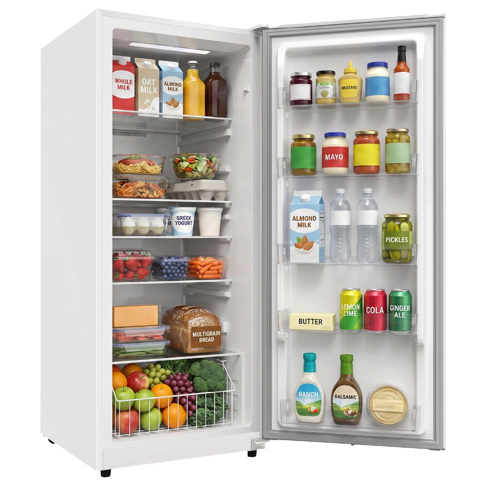 Element 17 Cu. Ft. Upright Convertible Freezer/Refrigerator in White, , large