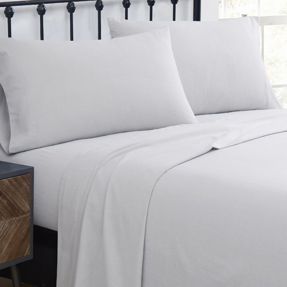 Pem America Truly Soft 4-Piece Queen Sheet Set in Grey, , large
