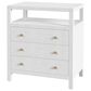 Butler Specialty Company Nora 3-Drawer Nightstand in Textured White, , large
