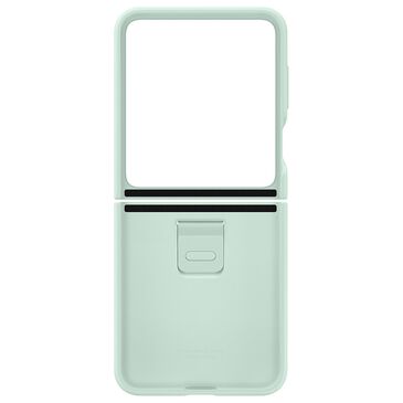 Samsung Silicone Case with Ring for Samsung Galaxy Z Flip5 in Mint, , large