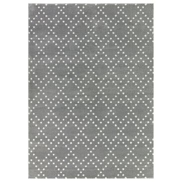 Balta Rugs Dotted Canyon 5"3" x 7" Gray Kids Rug, , large
