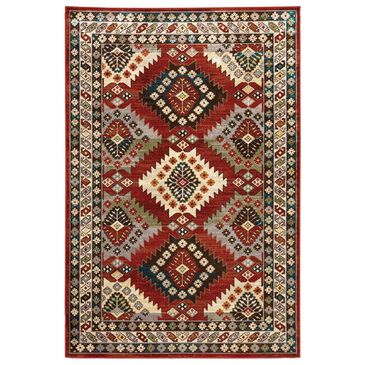 Oriental Weavers Juliette 002R3 3"10" x 5"5" Red Area Rug, , large