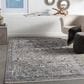 Surya Solar 10" x 14" Gray, Light Gray, Charcoal, Black and Mustard Area Rug, , large
