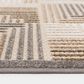 Central Oriental Fontana Halden 3"1" x 5"3" Cream and Brown Area Rug, , large