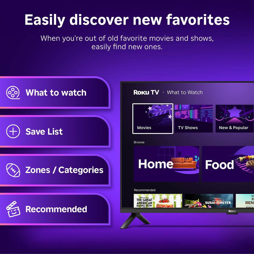 Roku 32" Class Select Series HD in Black - Smart TV, , large