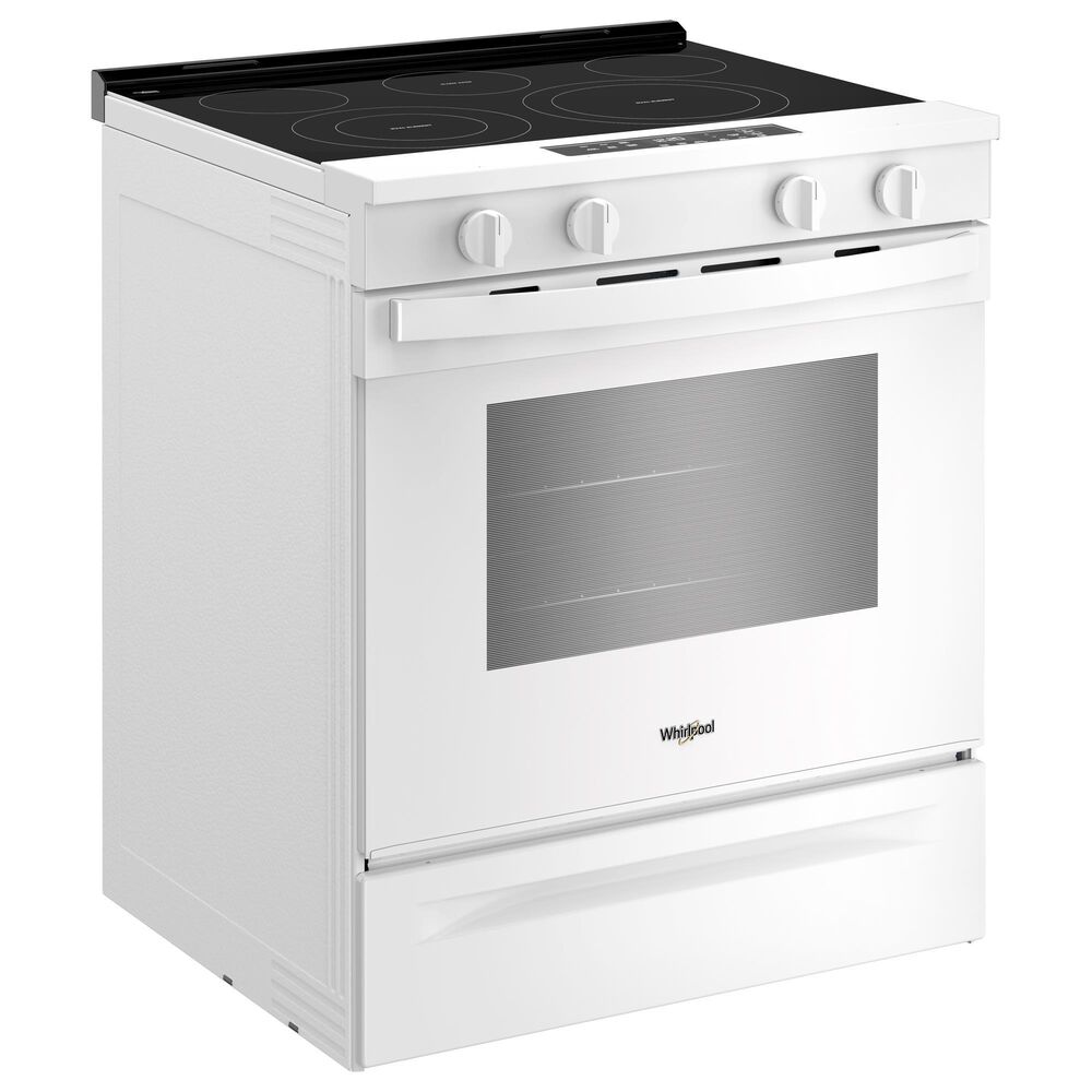 Whirlpool 30" Electric Range in White, , large