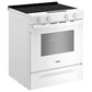 Whirlpool 30" Electric Range in White, , large
