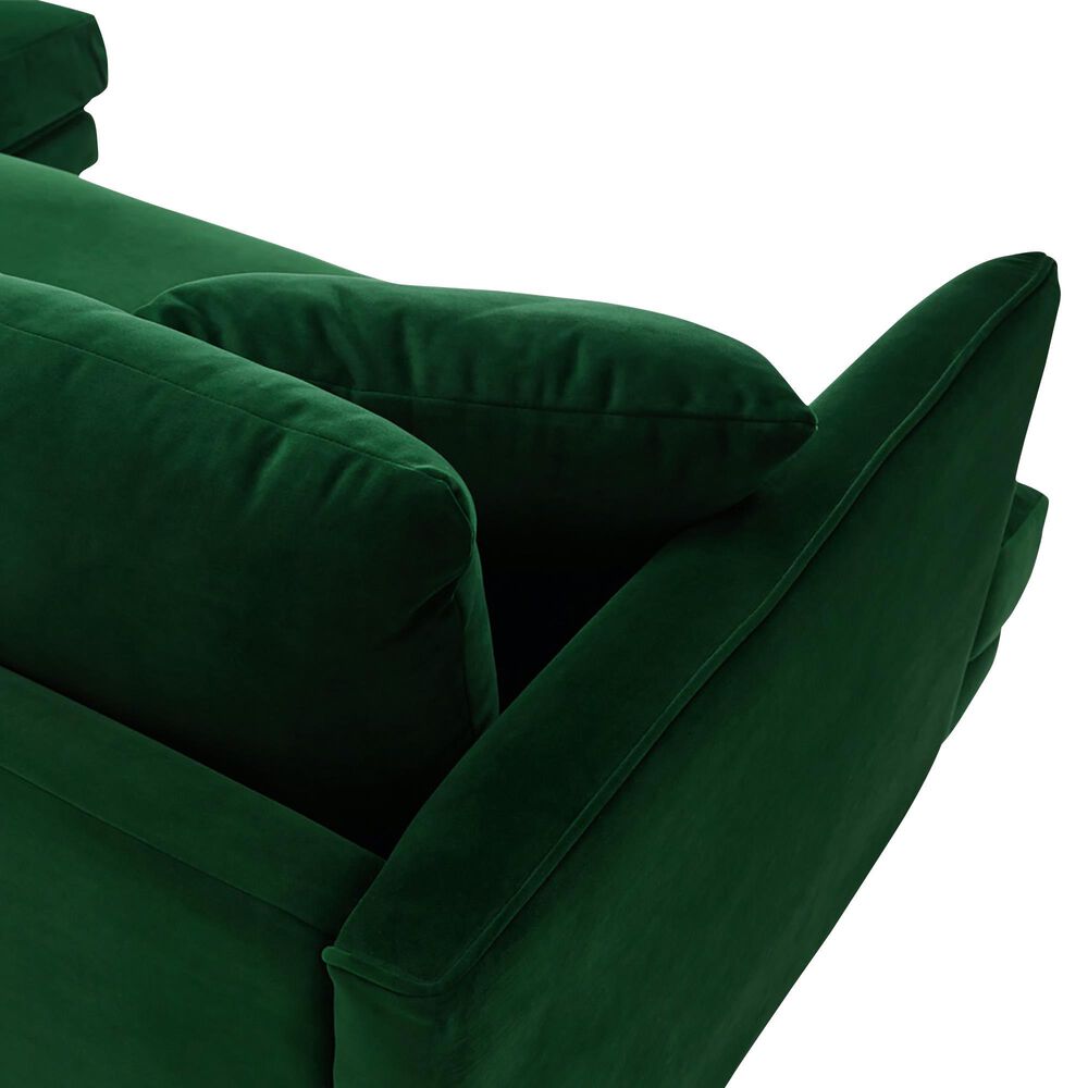 Joybird Lewis 2-Piece Right Facing Sectional in Royale Evergreen Velvet, , large