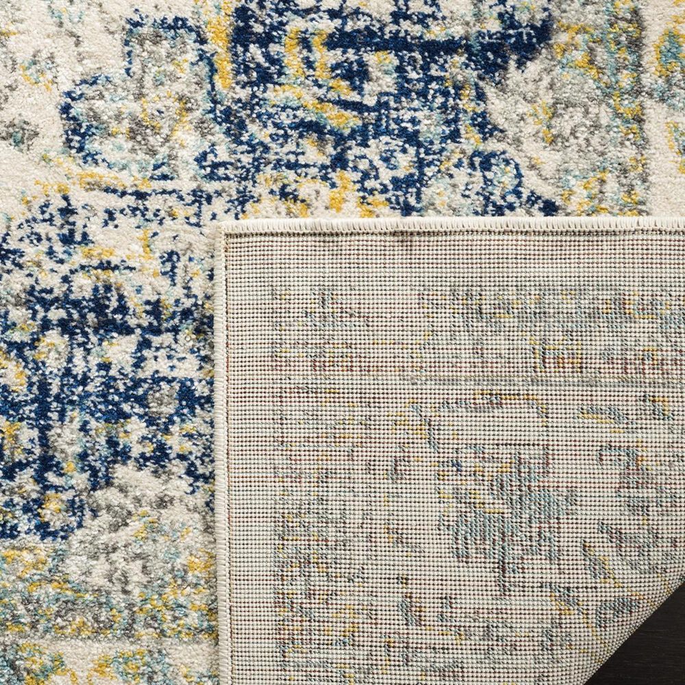 Safavieh Evoke EVK220C-5SQ 5&#39;1&quot; Square Ivory/Blue Area Rug, , large