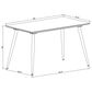 Coaster Dennison Dining Table and 4 Chairs, , large