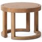 Hearth and Haven Round Patio Side Table in Brown, , large