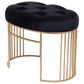 Maple and Jade 24" Velvet Bench in Black, , large