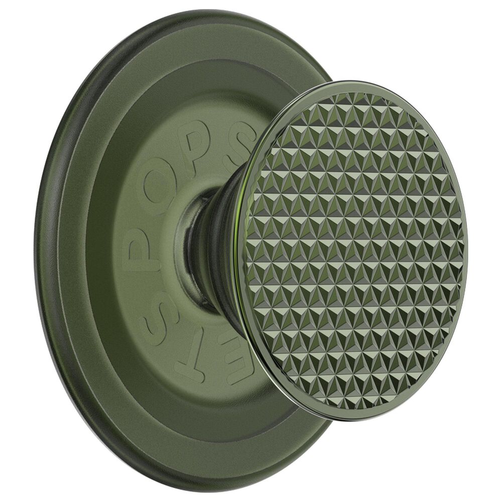 PopSockets Riviera PopGrip for MagSafe in Olive Triangle Knurl, , large