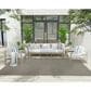 Nourison Courtyard Ivory and Charcoal 7" x 10" Indoor/Outdoor Area Rug, , large